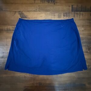 Nike Dri-FIT Skort Womens XXL Blue Athletic Golf Tennis Skirt‎ Standard Fit